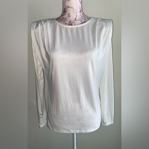 Nylon Apparel USA Broad shoulder, shoulder padded top - Picture 1 of 8